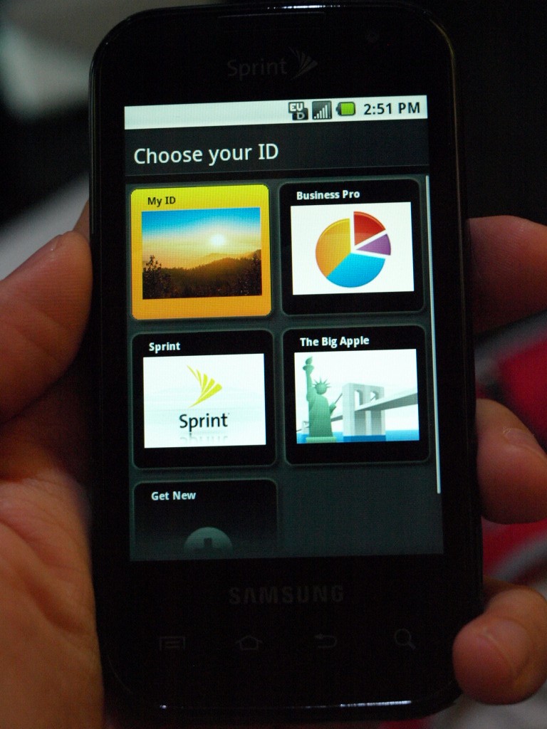 Hands-on with Sprint ID Android homescreen profiles