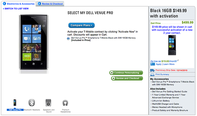 Dell Venue Pro