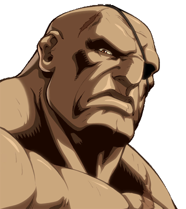 Sagat in Street Fighter IV