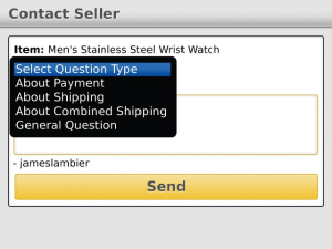 eBay for BlackBerry Updated