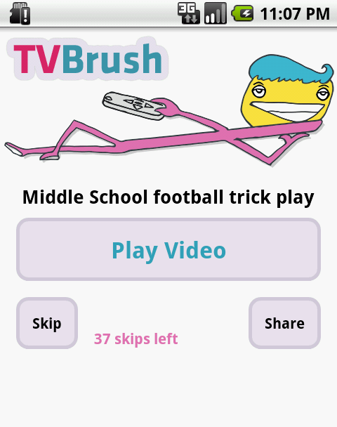 TVBrush Android App