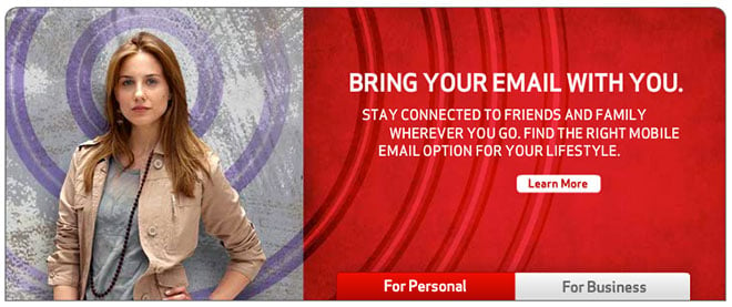 Verizon Wireless Mobile Email