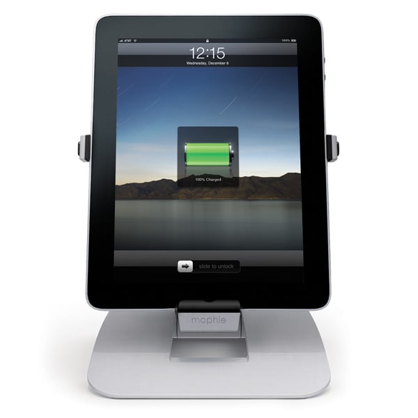 PowerStand from Mophie charges your iPad while allowing it to swivel into various configurations