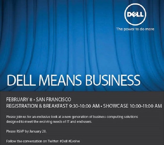 Dell Feb. 8 event could showcase tablets, smartphones