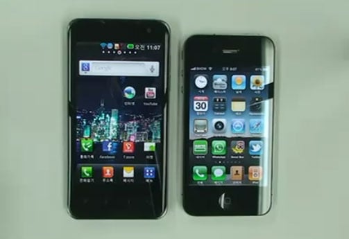 LG Optimus 2X versus iPhone