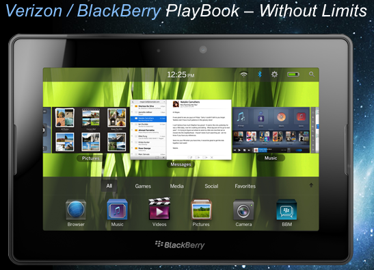 BlackBerry PlayBook Verizon