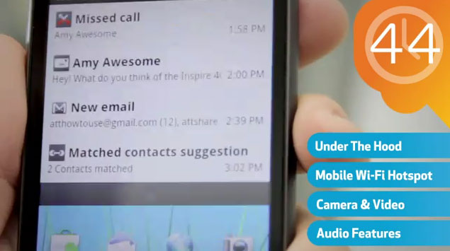 Inspire 4g Youtube video