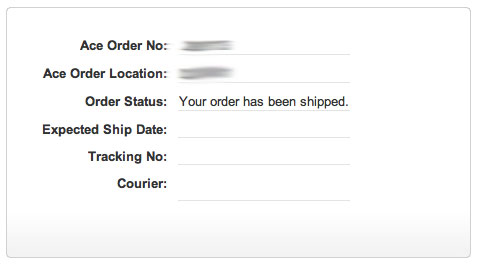 Verizon  iPhone order shipped