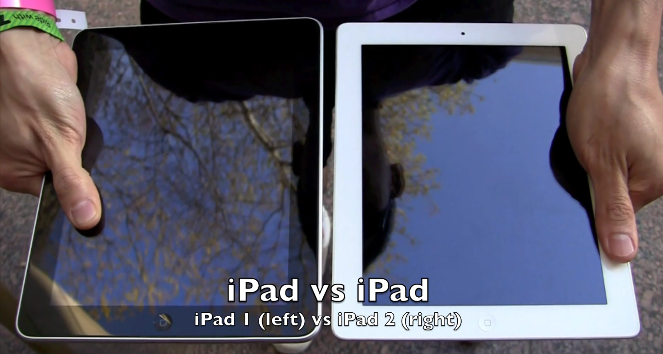 iPad 2 vs iPad 1 Apple Store SXSW 2011 Austin