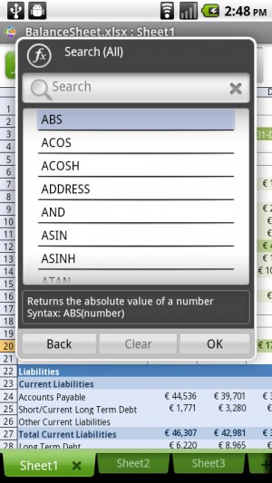 Quickoffice for Android