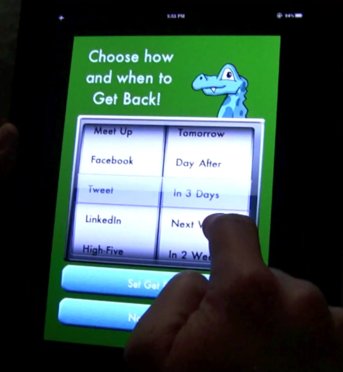 GitBax iPhone app helps you follow up with contacts