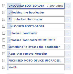 Motorola Facebook Poll