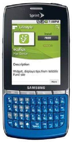 Sprint Replenish is an eco-friendly Android