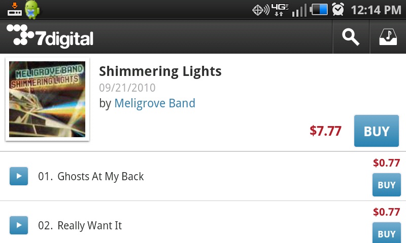 7digital Android app adds music buying
