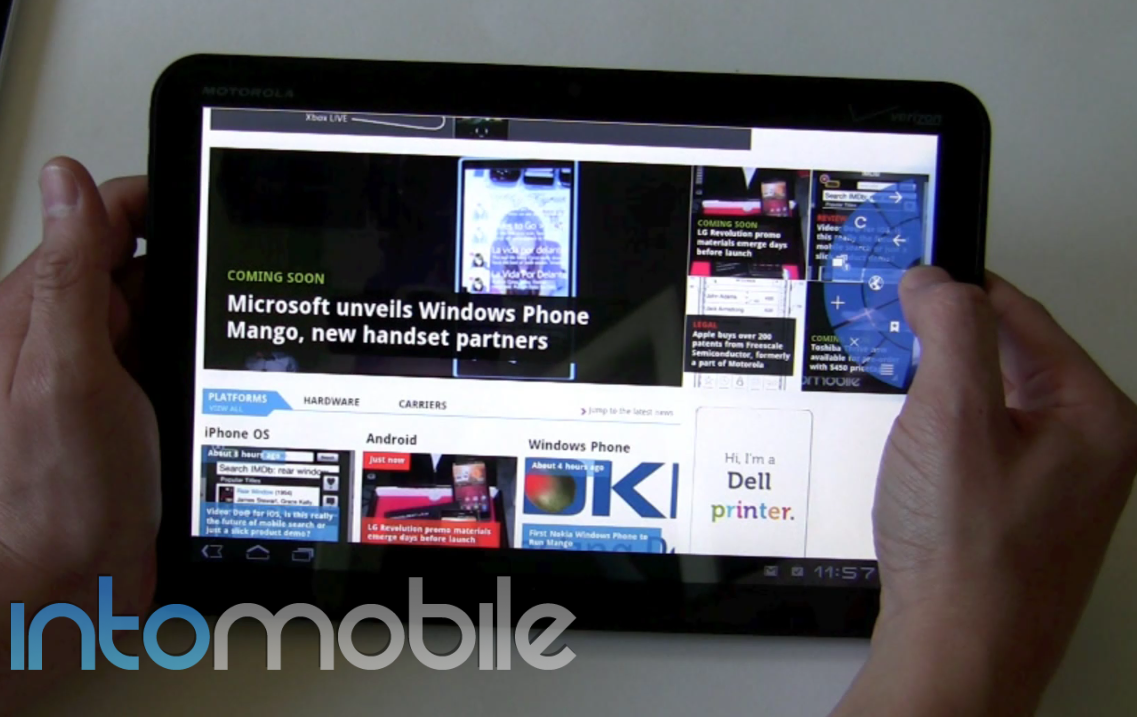 Hands-on: Android 3.1 Honeycomb video demo