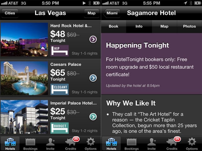 HotelTonight - Las Vegas