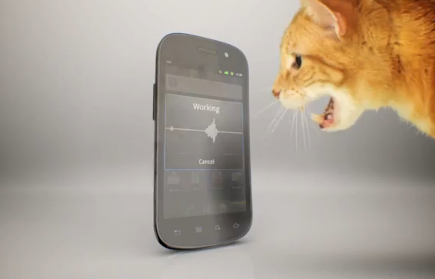 Sprint Nexus S ad focuses on cats