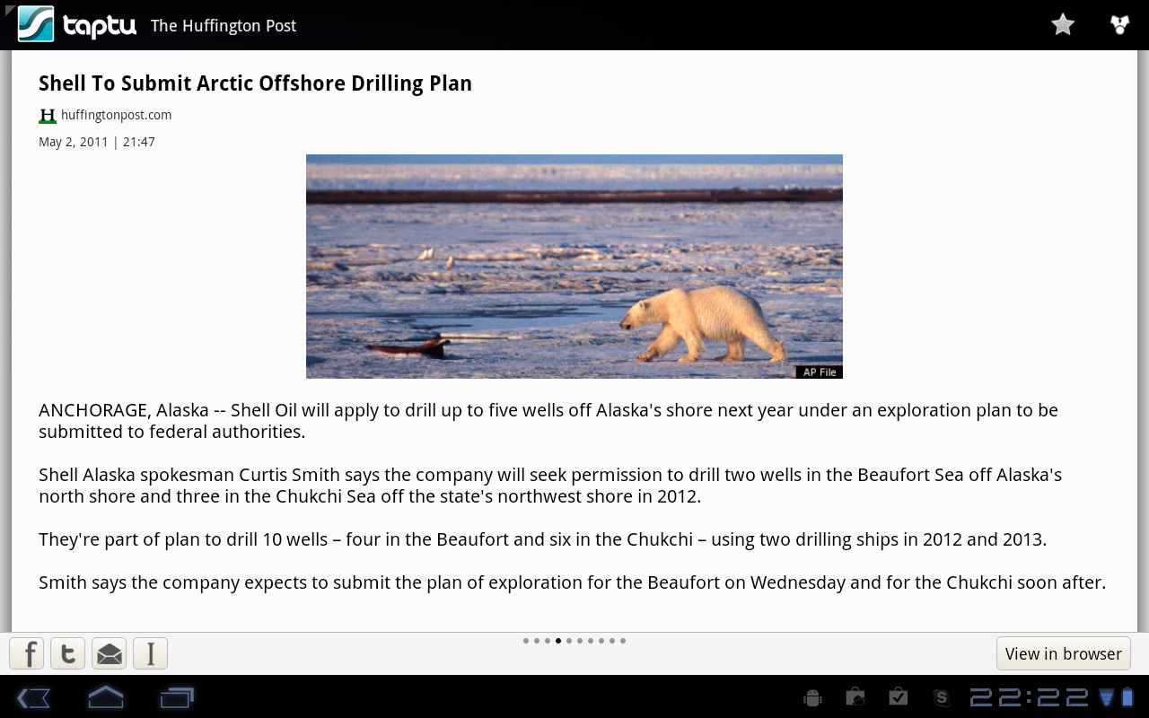 Taptu Android app video demonstration