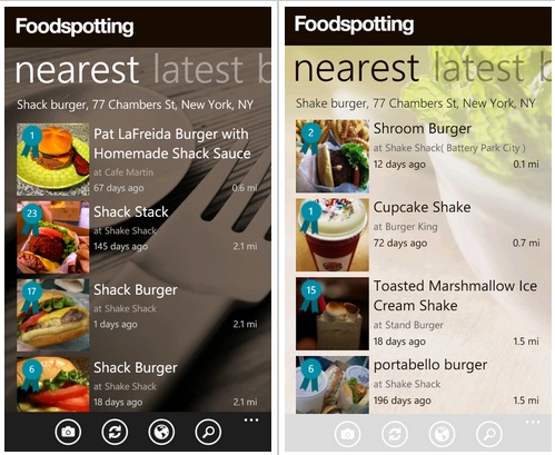 Foodspotting lands on Windows Phone