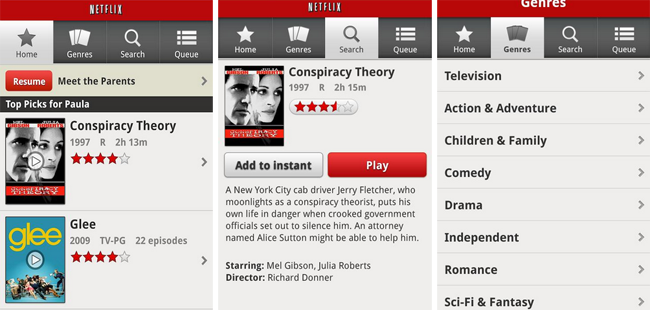 Netflix for Android
