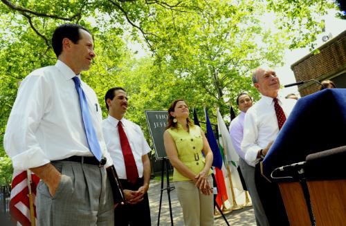 Mayor Michael R. Bloomberg and AT&T Chairman and CEO Randall Stephenson