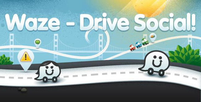 Waze mobile app
