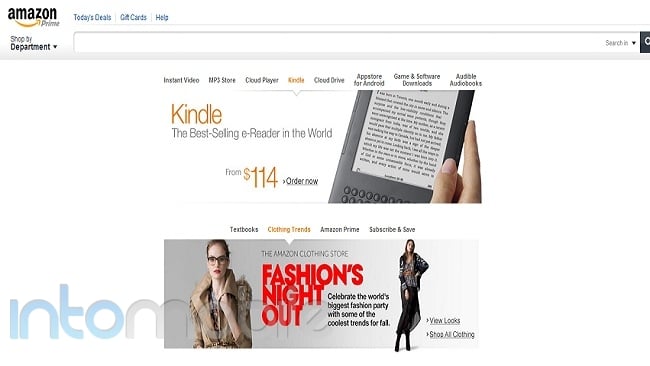 Amazon testing out tablet-friendly design