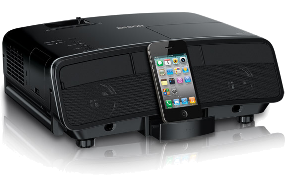 Epson Megaplex MG-850HD projector sings along the iPhone and iPad