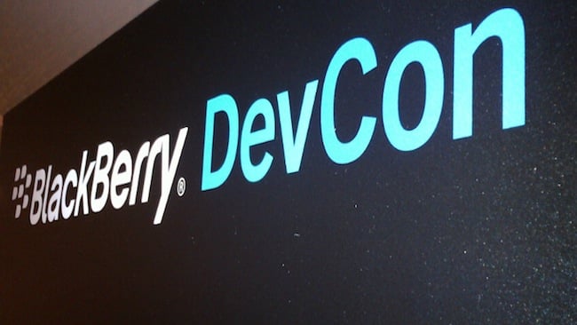 BlackBerry DevCon 2011 live
