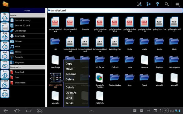 ASTRO File Manager gets optimized for Honeycomb tablets