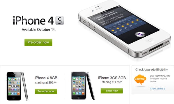 AT&T iPhone 4S preorders hit 200,000 in the first 12 hours