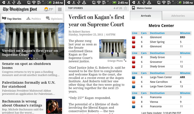 The Washington Post gets an Android app