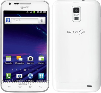 AT&T's Samsung Galaxy S II Skyrocket coming in white