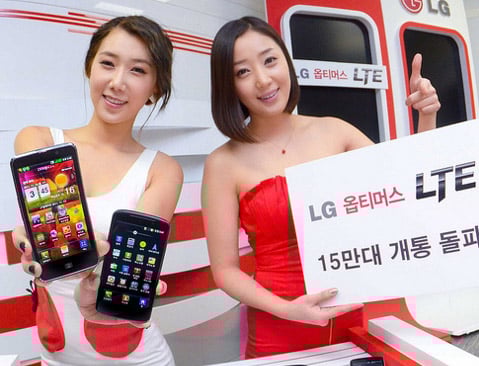 LG moves 150,000 Optimus LTE units in South Korea