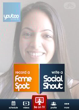 Youtoo Social TV app lets iPhone and Android users beam their 15-second video to a national TV audience