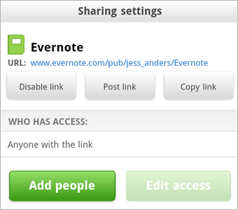 Evernote for Android updated with full-featured Notebook sharing and tighter Skitch integration