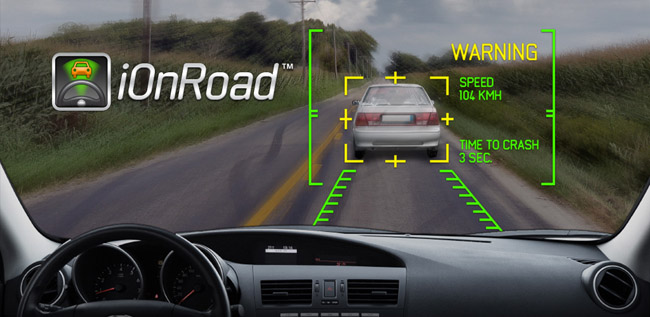 iOnRoad detects other vehicles while you're driving, keeps you safe