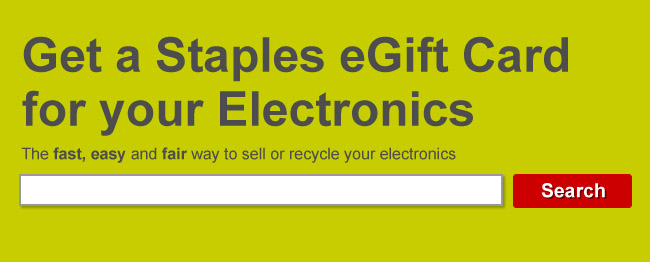Staples Tech Trade-In program
