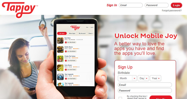 Tapjoy gets a whole new site, launches personal app marketplace