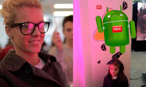 Vizion:AR junaio-powered augmented reality installation at the Science Festival in Belgrade, Serbia