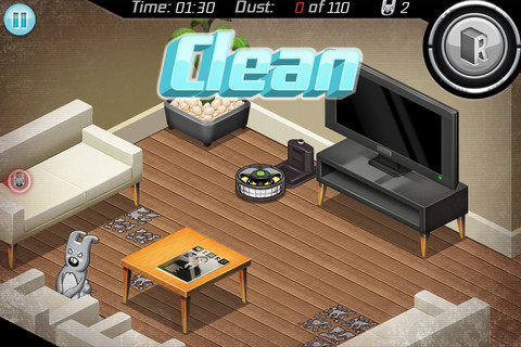 iRobot Roomba mobile game hits the Apple AppStore