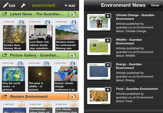 Taptu Guardian Environment packs green news from multiple sources