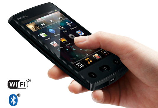 Philips GoGear Connect 3.5 is an Android-powered media player