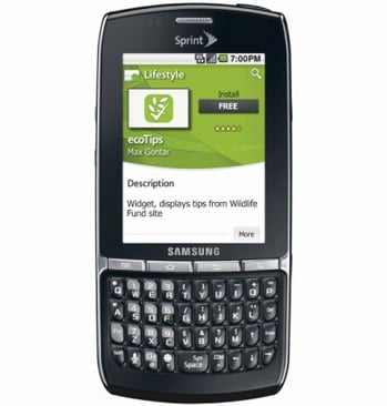 Sprint's Samsung Replenish gets Gingerbread update