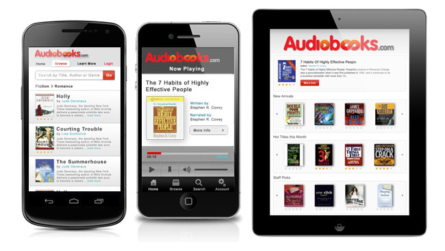 Audiobooks.com launches with $24.95/month unlimited cloud-based streaming service for audio books