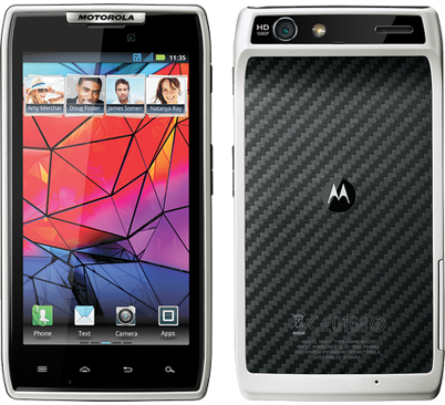White Motorola RAZR hitting UK in mid/late February