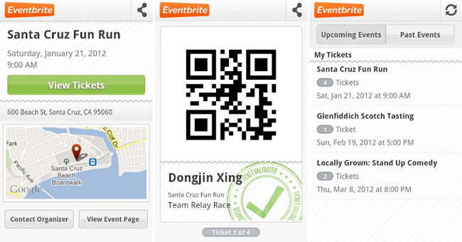 Eventbrite launches Android app
