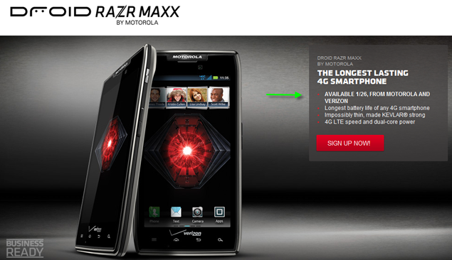 DROID RAZR MAXX hitting stores on January 26th?
