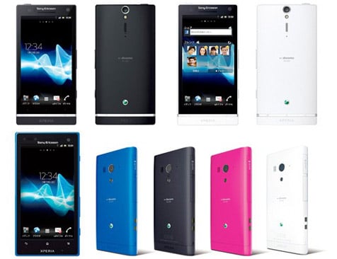 Sony Xperia NX and Xperia acro HD Android smartphones announced for Japan