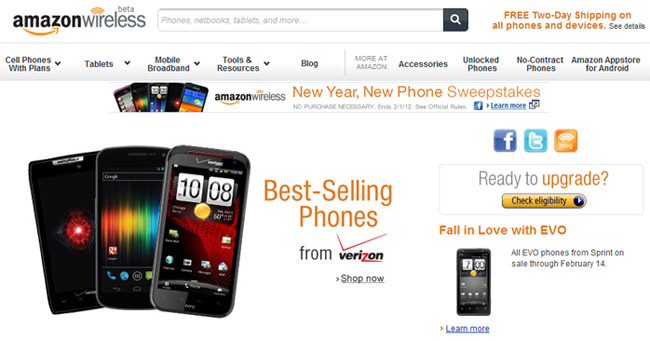 Amazon offers a number of phones for a single cent